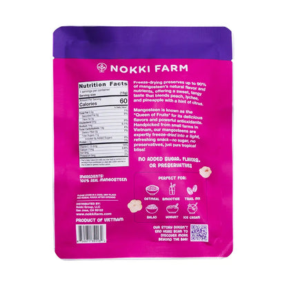 Nokki Farm Freeze-Dried Mangosteen - (1.76oz or Mini Six Pack) - Fruit Snacks