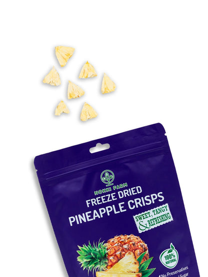 Nokki Farm Freeze-Dried Pineapple - (1.76oz or Mini Six Pack) - Fruit Snacks