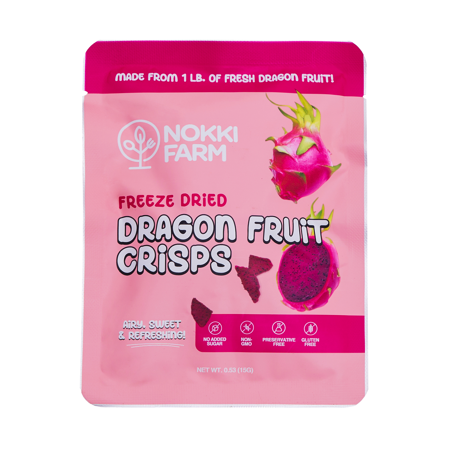 Freeze-Dried Red Dragon Fruit - Mini (6-pack) - Fruit Snacks