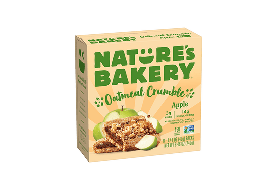 Nature's Bakery Oatmeal Crumble Apple Flavor - (6packs x 8.46oz)