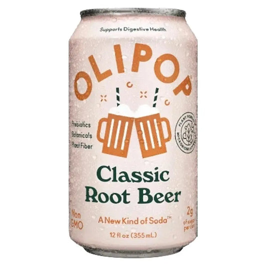 OLIPOP - ’Classic Root Beer’ Soda (12OZ) - Soda