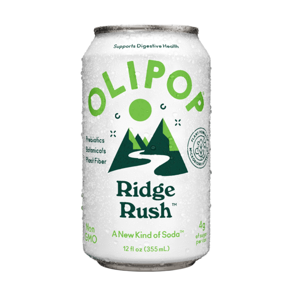 OLIPOP Prebiotic Soda Ridge Rush