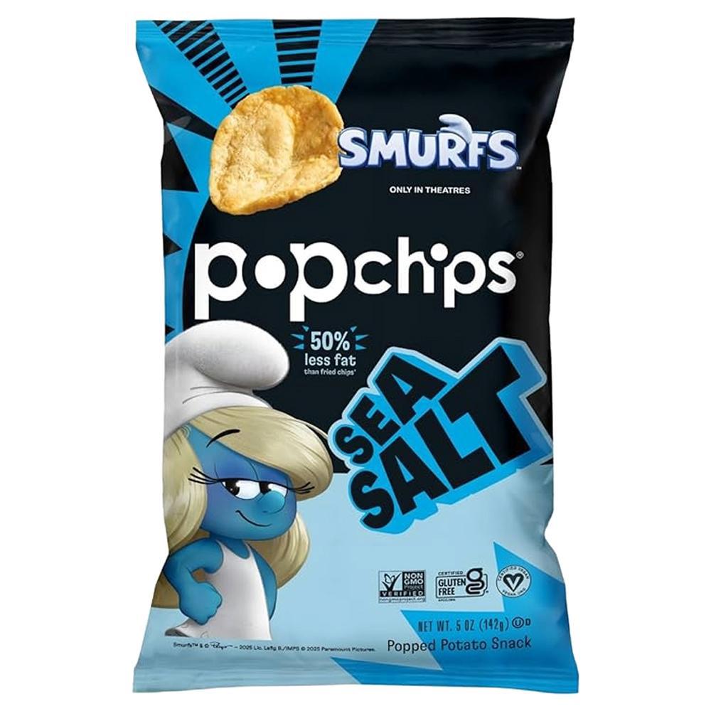popchips - ’Sea Salt’ Popped Potato Snack (5OZ) - Chips