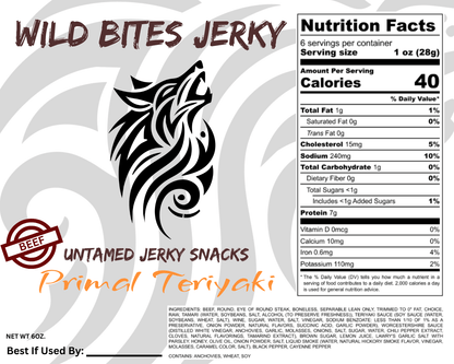 Primal Teriyaki - Beef - 6oz