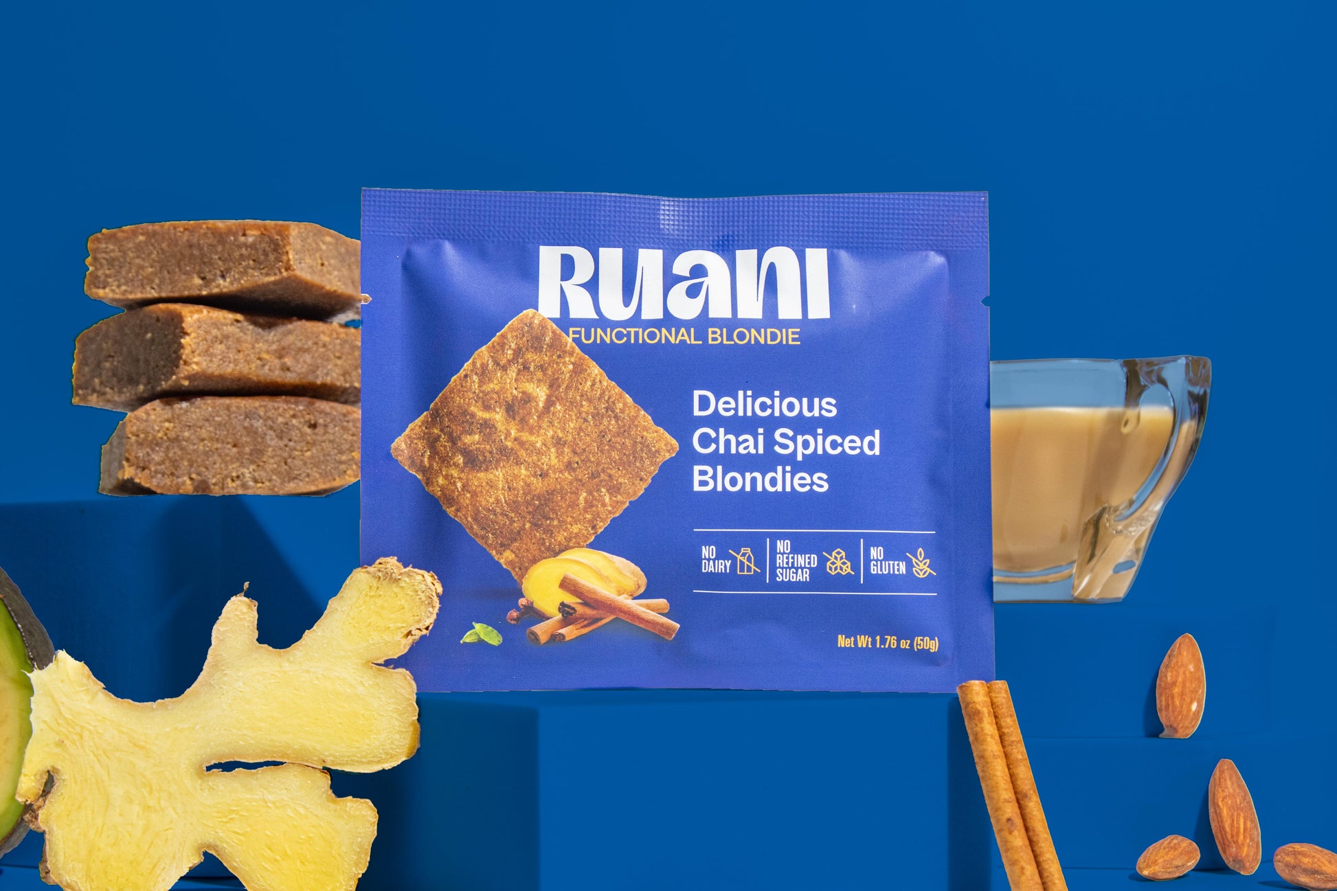 Ruani Delicious Chai Spiced Blondie - 6 pack - Blondie