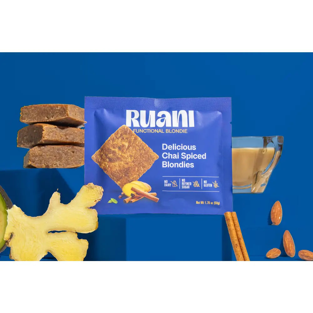Ruani Delicious Chai Spiced Blondie - 6 pack - Blondie