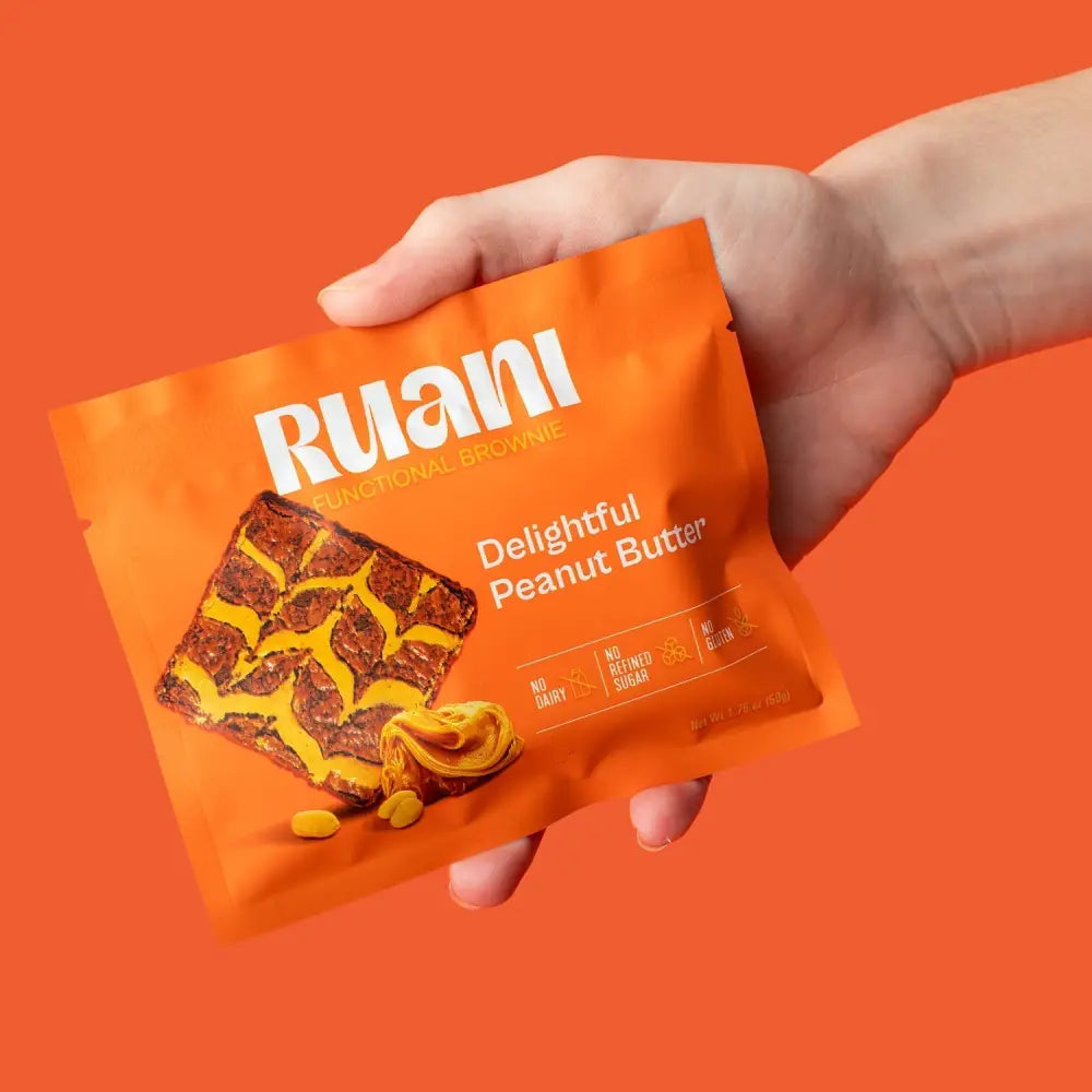 Ruani Delightful Peanut Butter Brownie - 6 pack - Brownie