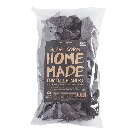 Sabor Mexicano - ’Home Made’ Blue Corn Chips (10OZ) - Snacks