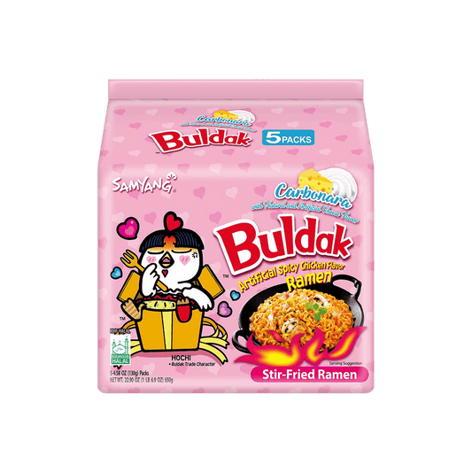 Samyang Buldak Spicy Ramen Hot Chicken Ramen 1 Bag with 5 Pack - Instant Foods