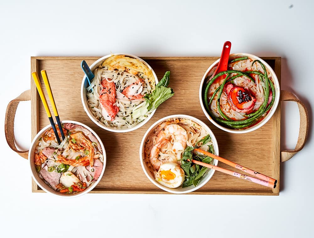 Snapdragon Vietnamese Pho Bowls Traditional Vietnamese Pho with Beef Flavor - 9 Count / Box - Instant Foods