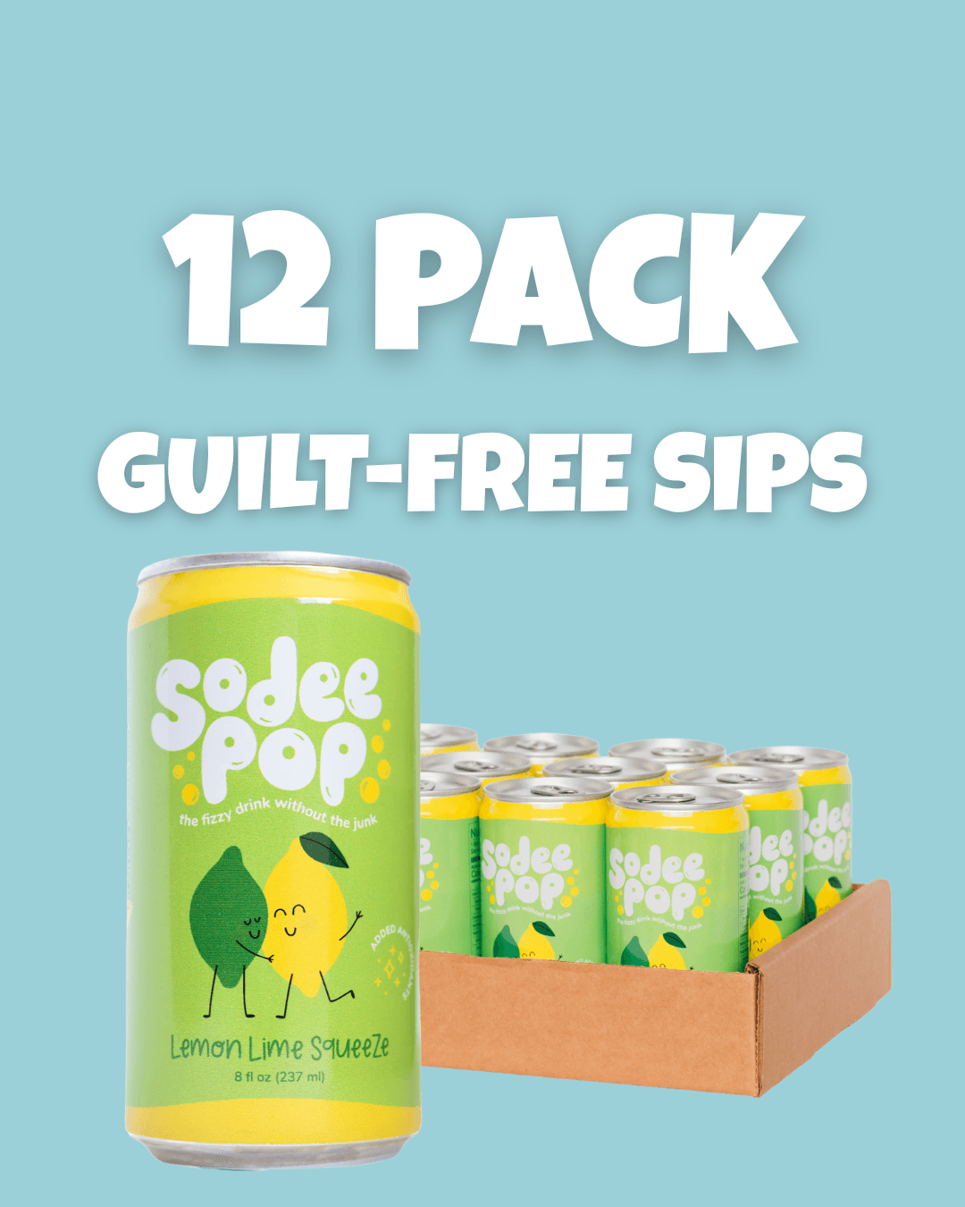 LEMON LIME SQUEEZE-12 Pack - Soda