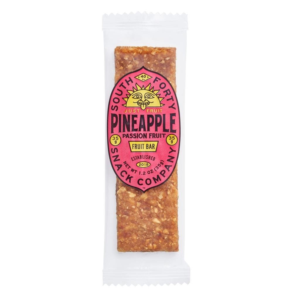 South Forty Snacks Company - ’Pineapple Passionfruit’ Tropical Fruit Bar (1.2OZ) - snack bar