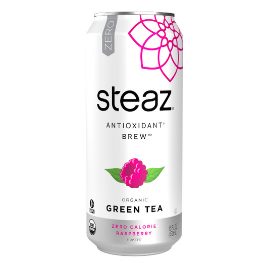 Steaz Antioxidant Brew Tea Zero Calorie Raspberry