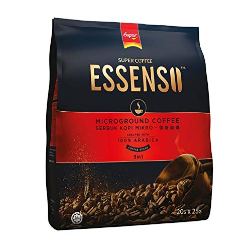 SUPER COFFEE ESSENSO 3 in 1 Instant Coffee (20 sachets) Imported from Malaysia - Coffee