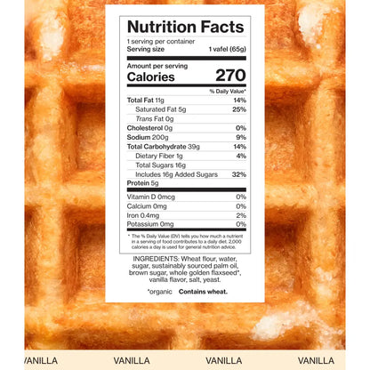 Vanilla Liège Vafels (the Original) - Food Beverages & Tobacco > Food Items > Snack Foods